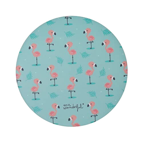 Tapis de souris Flamant rose multicolore