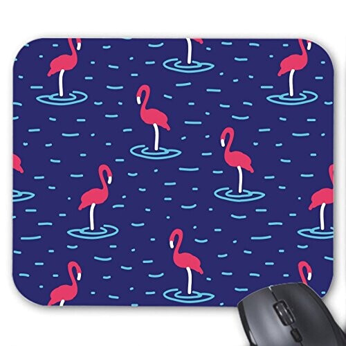Tapis de souris Flamant rose rose