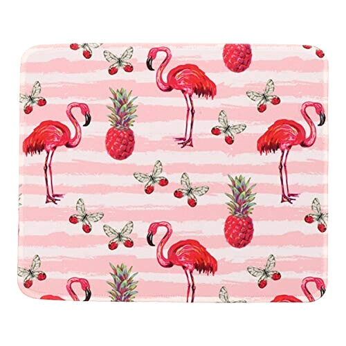 Tapis de souris Flamant rose coe montré 23.5x19.5 cm