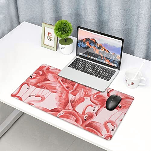 Tapis de souris Flamant rose rose XXL 75x40 cm variant 6 