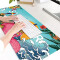 Tapis de souris Flamant rose rose 80 x 30 80x30 cm - miniature variant 6
