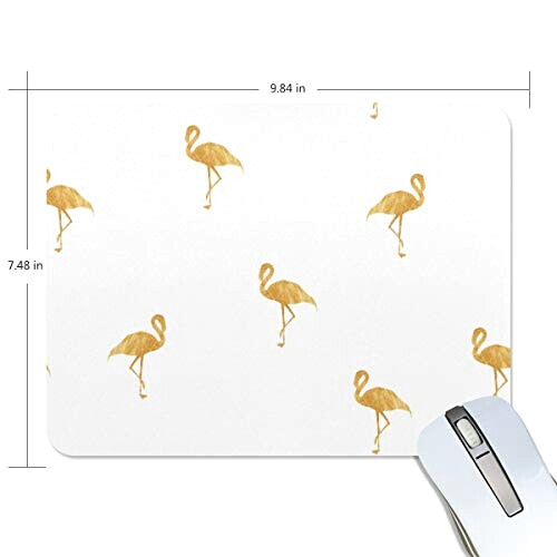 Tapis de souris Flamant rose rose 190x250 mm