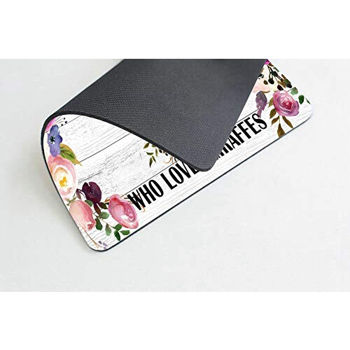 Tapis de souris Girafe multicolore . 240x200 mm variant 3 