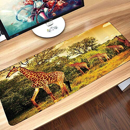 Tapis de souris Girafe style 60x35 35x60 cm