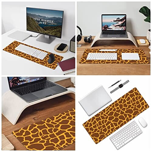 Tapis de souris Girafe imprimé . variant 5 