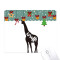 Tapis de souris Girafe blanc,noir 18x22 cm - miniature