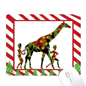 Tapis de souris Girafe multicouleur 18x22 cm