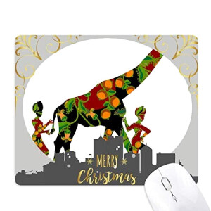 Tapis de souris Girafe multicouleur 18x22 cm
