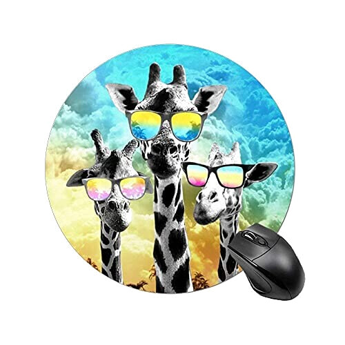 Tapis de souris Girafe 200x200 mm