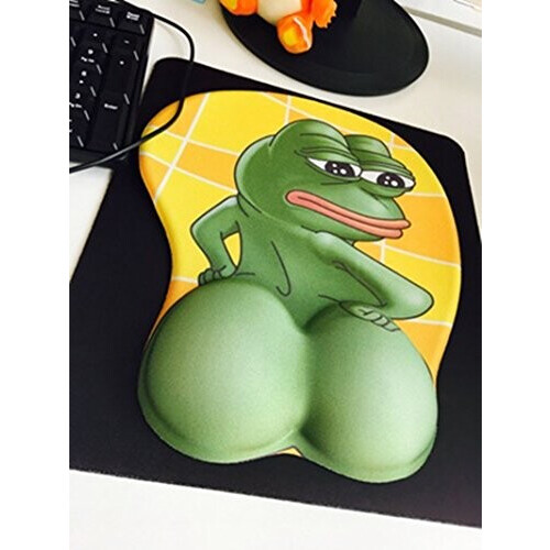 Tapis de souris Grenouille vert, jaune et orange 26x21 cm variant 0 