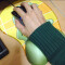 Tapis de souris Grenouille vert, jaune et orange 26x21 cm - miniature variant 3