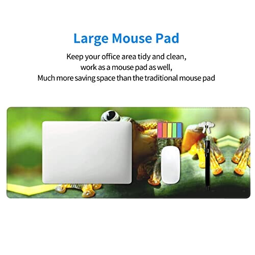 Tapis de souris Grenouille noir 80 x 30 80x30 cm variant 6 