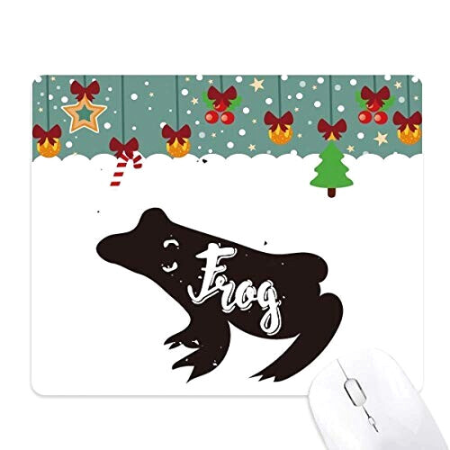 Tapis de souris Grenouille blanc,noir 18x22 cm