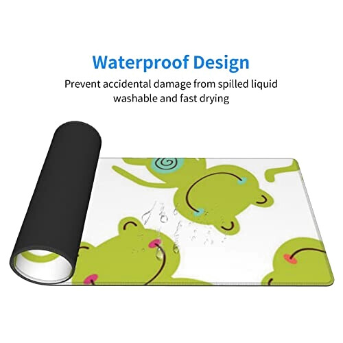 Tapis de souris Grenouille de dessin animé. 80 x 30 80x30 cm variant 2 