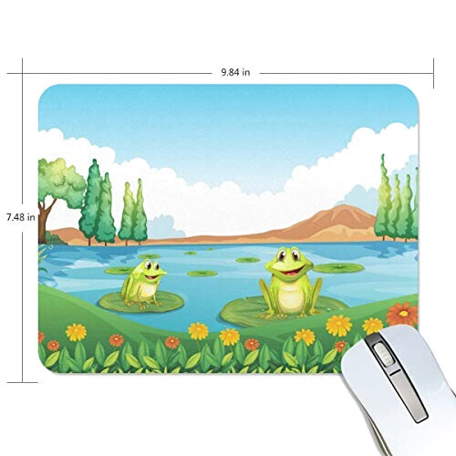 Tapis de souris Grenouille multicolore 190x250 mm