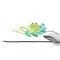 Tapis de souris Grenouille multicolore 190x250 mm - miniature variant 1