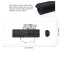 Tapis de souris Hamster 40 x 90 90x40 cm - miniature variant 2