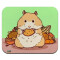 Tapis de souris Hamster mousepad- 25x20 cm - miniature variant 1