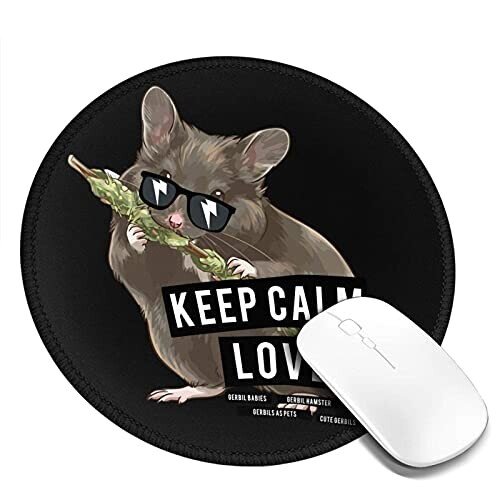 Tapis de souris Hamster 200x200 mm