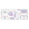 Tapis de souris Hérisson rose 80 x 30 31.5x11.8 cm - miniature