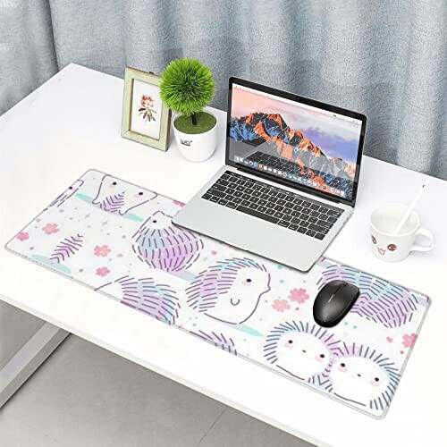 Tapis de souris Hérisson rose 80 x 30 31.5x11.8 cm variant 7 