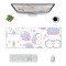 Tapis de souris Hérisson rose 80 x 30 31.5x11.8 cm - miniature variant 2