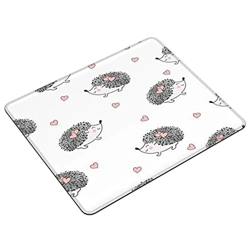 Tapis de souris Hérisson joli cœur en forme de 25.4x30.5 cm variant 0 