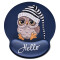 Tapis de souris Hibou 25.4x23 cm - miniature