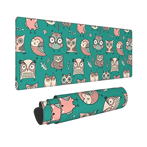 Tapis de souris Hibou 30x80 30x80 cm