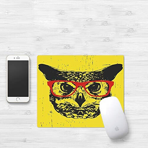 Tapis de souris Hibou style 25x32 cm