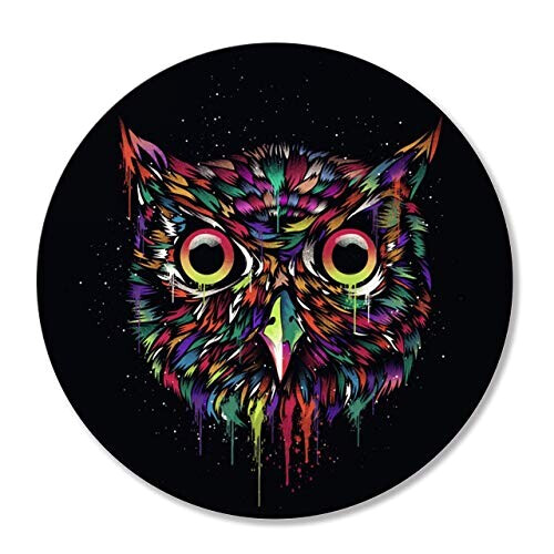 Tapis de souris Hibou 200x200 mm