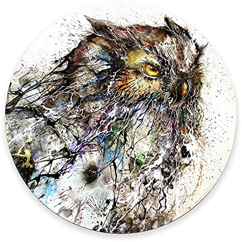 Tapis de souris Hibou 200x200 mm