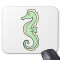 Tapis de souris Hippocampe mousepad- 25x20 cm - miniature variant 1