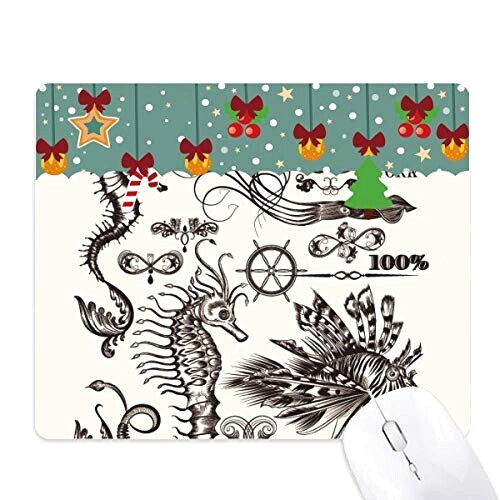 Tapis de souris Hippocampe multicouleur 18x22 cm