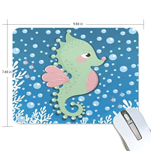 Tapis de souris Hippocampe multicolore 190x250 mm