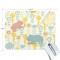 Tapis de souris Hippopotame multicolore 190x250 mm - miniature