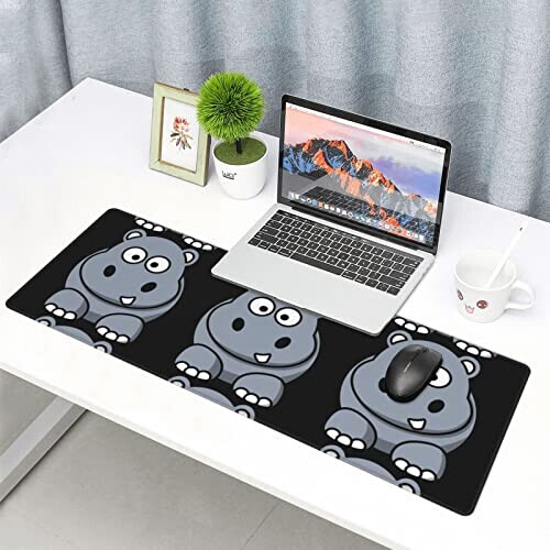 Tapis de souris Hippopotame variant 3 