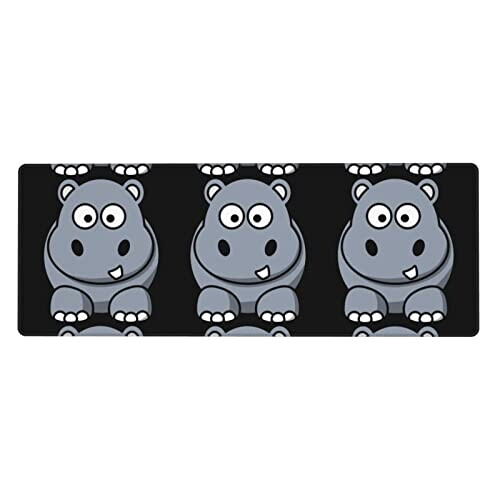Tapis de souris Hippopotame variant 7 