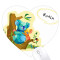 Tapis de souris Koala multicouleur 22x20 cm - miniature