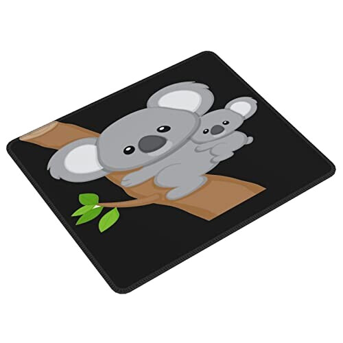 Tapis de souris Koala hugging tree 17.8x21.8 cm variant 7 