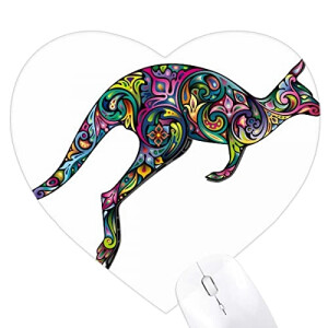 Tapis de souris Kangourou multicouleur 22x20 cm