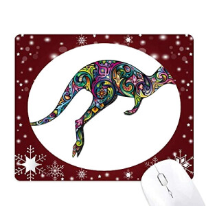 Tapis de souris Kangourou multicouleur 18x22 cm
