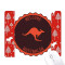 Tapis de souris Kangourou multicouleur 18x22 cm - miniature