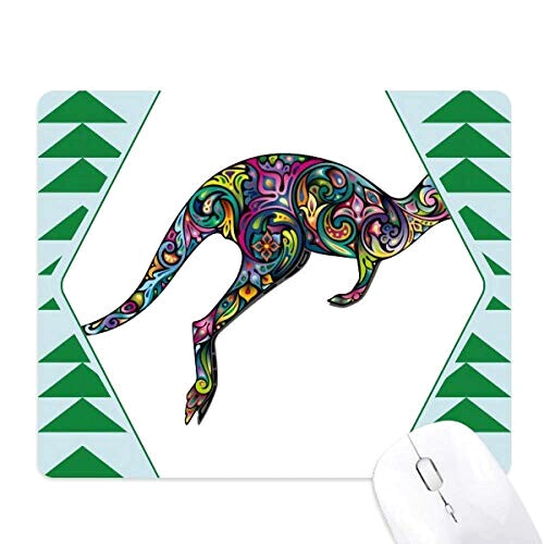 Tapis de souris Kangourou multicouleur 18x22 cm