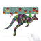 Tapis de souris Kangourou multicouleur 18x22 cm - miniature