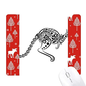 Tapis de souris Kangourou multicouleur 18x22 cm