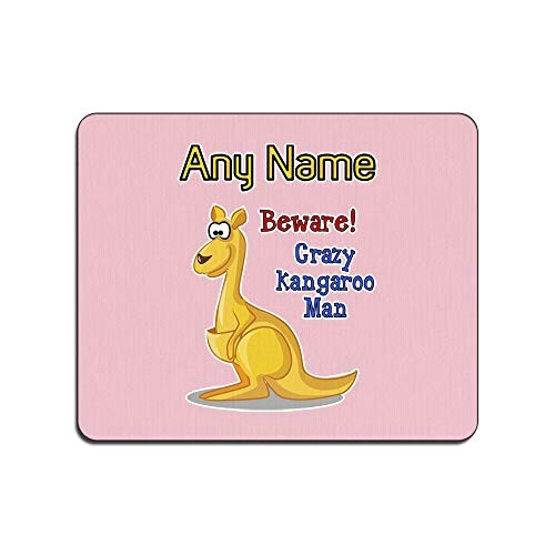 Tapis de souris Kangourou rose 22x18 cm