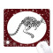 Tapis de souris Kangourou multicouleur 18x22 cm - miniature