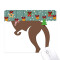 Tapis de souris Kangourou multicouleur 18x22 cm - miniature