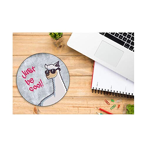 Tapis de souris Lama gris variant 0 